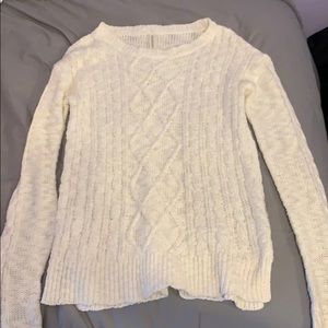 Aeropostale white sweater
